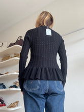Load image into Gallery viewer, Rebecca Vallance - Foster Cardigan - Black w gold button- M - RRP$299
