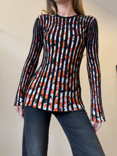 Load image into Gallery viewer, Kenzo - LS Stripe Top - Black/Orange  - XS
