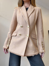 Load image into Gallery viewer, Rebecca Vallance - Tweed Blazer - Camel - 8
