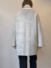 Load image into Gallery viewer, Vince - Wool/Yak blend Longline Open Cardigan - Oat - M
