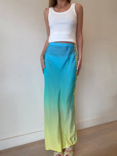 Load image into Gallery viewer, Muma World - Eden Slip Skirt - Blue/Yellow - S
