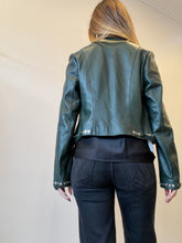 Load image into Gallery viewer, Paloma Wool - Octavia Leather Jacket - Green w Silver  - 36 -
