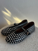 Load image into Gallery viewer, Alaia - Strass Studded Ballet Flat - Black - 39 - RRP$1895
