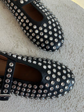Load image into Gallery viewer, Alaia - Strass Studded Ballet Flat - Black - 39 - RRP$1895
