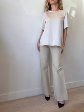Load image into Gallery viewer, Derek Lam - SS Silk Panel Top - Champagne - 10
