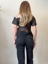 Load image into Gallery viewer, Sir - Rose Print Top - Black - 1
