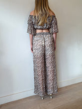 Load image into Gallery viewer, Zimmermann - Off Shoulder Top &amp; Pant Set - Cherry Print  - 0
