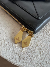 Load image into Gallery viewer, Vivienne Westwood - Flap Bag w Gold Clasp - Black - S
