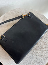 Load image into Gallery viewer, Vivienne Westwood - Flap Bag w Gold Clasp - Black - S
