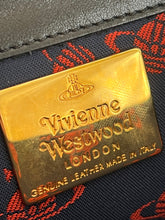Load image into Gallery viewer, Vivienne Westwood - Flap Bag w Gold Clasp - Black - S
