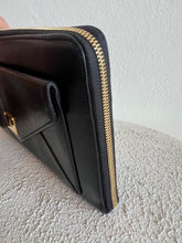 Load image into Gallery viewer, Vivienne Westwood - Flap Bag w Gold Clasp - Black - S
