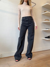 Load image into Gallery viewer, Scanlan Theodore - WideLeg Jeans Raw Hem- Washed Black - 25 - nwt RRP$320
