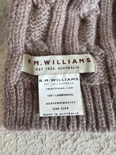 Load image into Gallery viewer, R.M.Williams - Highland Lambswool Cable Scarf, Beanie &amp; Gloves Set - Brown - S/M
