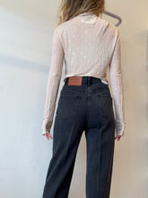 Load image into Gallery viewer, Paco Rabanne - Crystal-embellished stretch-jersey turtleneck - Beige - 40 - RRP$690
