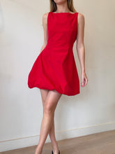 Load image into Gallery viewer, Wynn Hamlyn - Bobbie Bubble Mini Dress - Red - 10 - RRP$435
