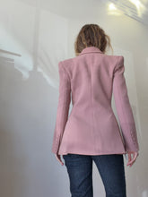 Load image into Gallery viewer, Alex Perry - Stretch Crepe Fitted Blazer - Rose - 8

