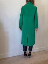 Load image into Gallery viewer, Maje - Wool Blend Single Breasted Coat - Green - 36

