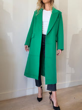 Load image into Gallery viewer, Maje - Wool Blend Single Breasted Coat - Green - 36
