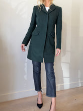Load image into Gallery viewer, Max &amp; Co - Wool Single Breasted Mid Length Coat - Forest Green - 6
