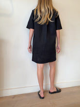 Load image into Gallery viewer, Lee Matthews - LM Drill Mini Dress - Black - 2 - RRP$599
