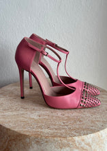 Load image into Gallery viewer, Gucci - Malaga Studded Heels - Pink - 38
