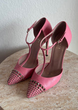 Load image into Gallery viewer, Gucci - Malaga Studded Heels - Pink - 38
