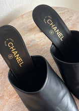 Load image into Gallery viewer, Chanel - Interlocking CC Logo Mules Shoes - Black - 41C
