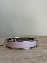 Load image into Gallery viewer, Hermes - Clic H Bracelet  - Silver/Rose Candeur - PM (xs/s) - RRP$1235 - As new
