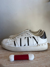 Load image into Gallery viewer, Valentino - Leather VLTN Open Sneakers - White - 38.5
