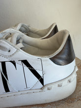 Load image into Gallery viewer, Valentino - Leather VLTN Open Sneakers - White - 38.5
