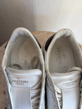 Load image into Gallery viewer, Valentino - Leather VLTN Open Sneakers - White - 38.5
