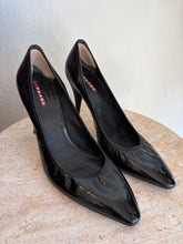 Load image into Gallery viewer, Prada - Patent Leather Pointy Heels - Black - 40
