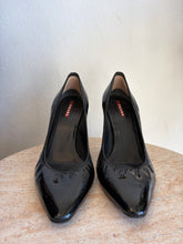Load image into Gallery viewer, Prada - Patent Leather Pointy Heels - Black - 40

