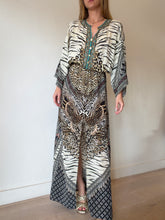 Load image into Gallery viewer, Camilla - The Bodyguard Slip Pocket Dress - Indian Jungle Tiger Print - S - RRP$899
