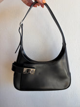 Load image into Gallery viewer, Salvatore Ferragamo - Gancini Leather Shoulder bag - Black - S
