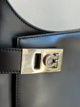 Load image into Gallery viewer, Salvatore Ferragamo - Gancini Leather Shoulder bag - Black - S
