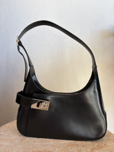 Load image into Gallery viewer, Salvatore Ferragamo - Gancini Leather Shoulder bag - Black - S
