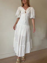 Load image into Gallery viewer, Significant Other - Thalia O-ring cutout Midi Dress - White - 10
