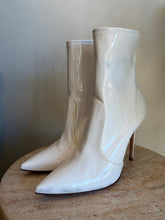 Load image into Gallery viewer, Gianvito Rossi - Vinyl Imogen Ankle Boots - White - RRP$1337 - 41
