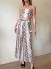 Load image into Gallery viewer, Zimmermann - Bellitude Scarf Tie Dress - Snake Print - 2 - RRP$640
