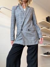 Load image into Gallery viewer, Marella - Oversized Double Breasted Blazer - Check - 8
