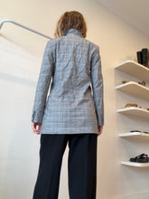 Load image into Gallery viewer, Marella - Oversized Double Breasted Blazer - Check - 8
