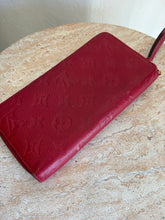 Load image into Gallery viewer, Louis Vuitton - Zippy Wallet - Red Monogram Empreinte Leather  - S
