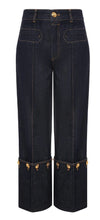 Load image into Gallery viewer, Zimmermann - Rebellion Straight Crop Jeans - Dark Denim - 30 - RRP$850
