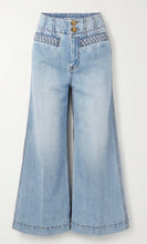 Load image into Gallery viewer, Zimmermann - Wanderlust Cropped Wide Leg Jeans - Light Denim - 31
