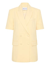 Load image into Gallery viewer, Rebecca Vallance - Rowan SS Blazer - Yellow - 10 - RRP$799
