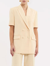 Load image into Gallery viewer, Rebecca Vallance - Rowan SS Blazer - Yellow - 10 - RRP$799
