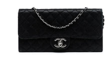 Load image into Gallery viewer, Chanel - East West Wallet on Chain - Metallic Black - S
