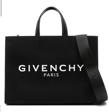 Load image into Gallery viewer, Givenchy - G-Tote bag  - Black  Canvas - M - RRP$1,277 AS NEW
