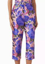 Load image into Gallery viewer, Zimmermann - High Tide Silk Pedal Pusher Pants - Purple - 0
